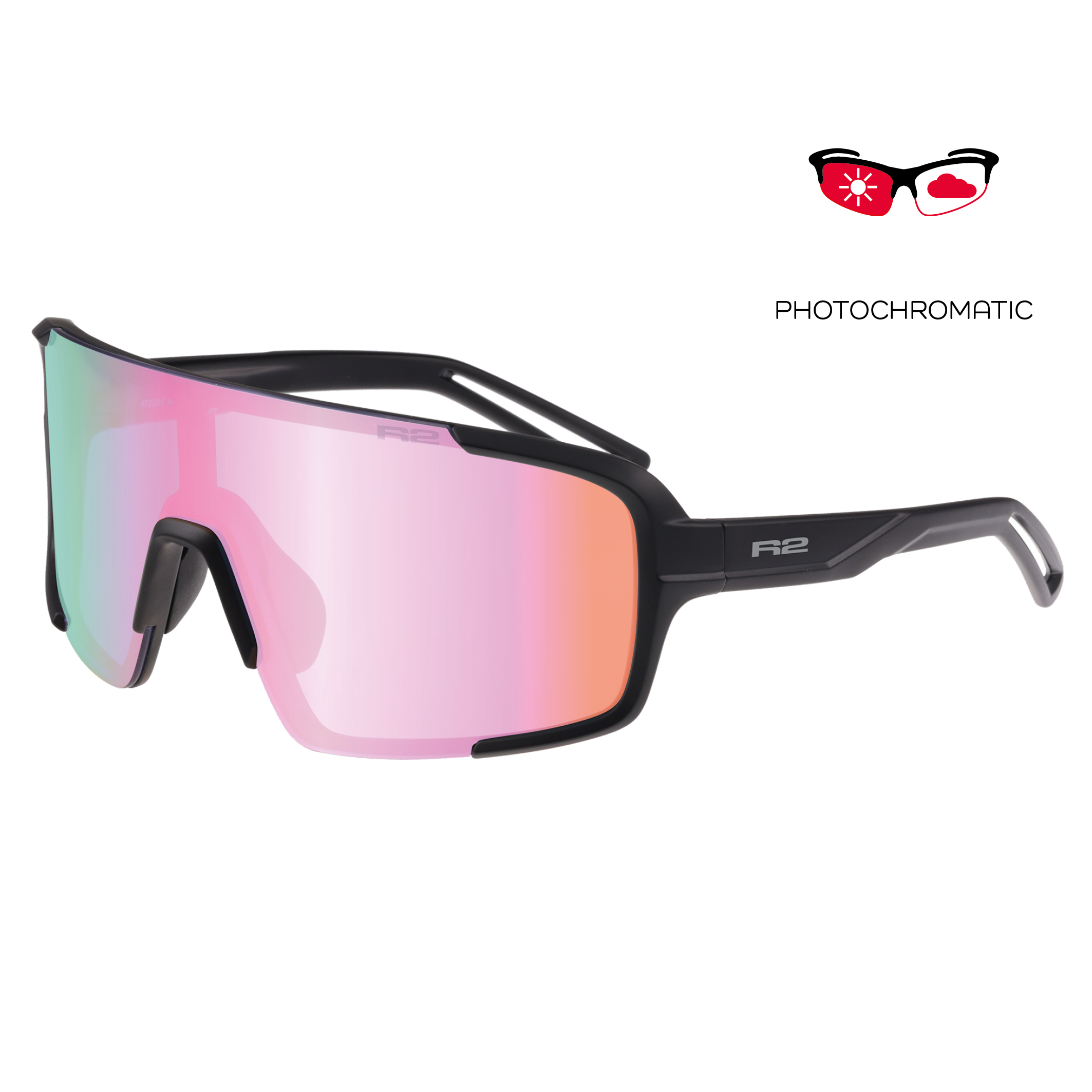 Levně Fotochromatické sportovní sluneční brýle R2 IMPULSE AT028E