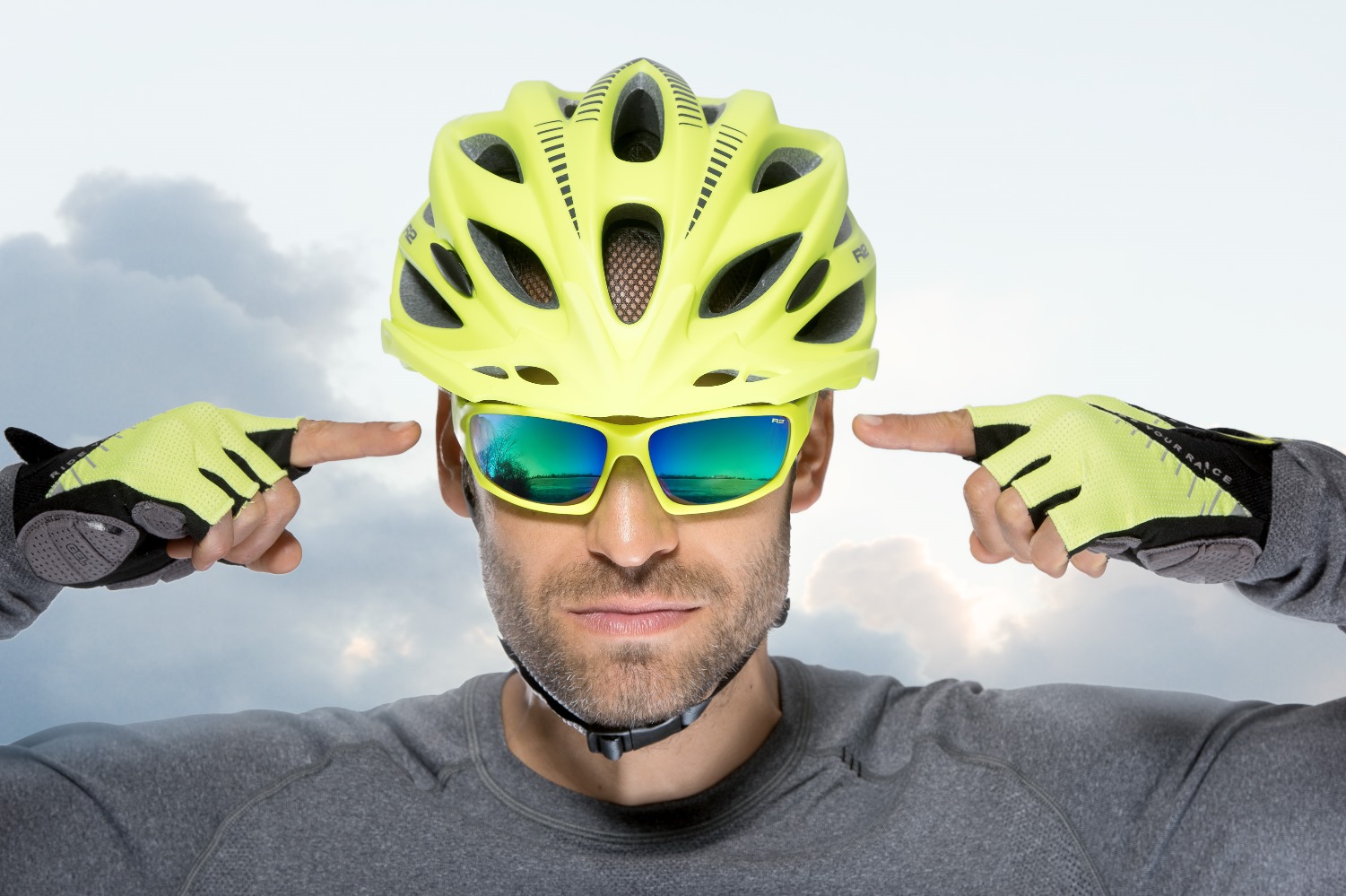 CYKLISTICKÉ RUKAVICE R2 VOUK ATR19D