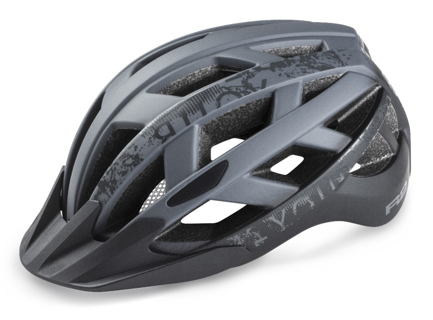 Unisex cyklistická helma R2 Lumen šedá Velikost: S