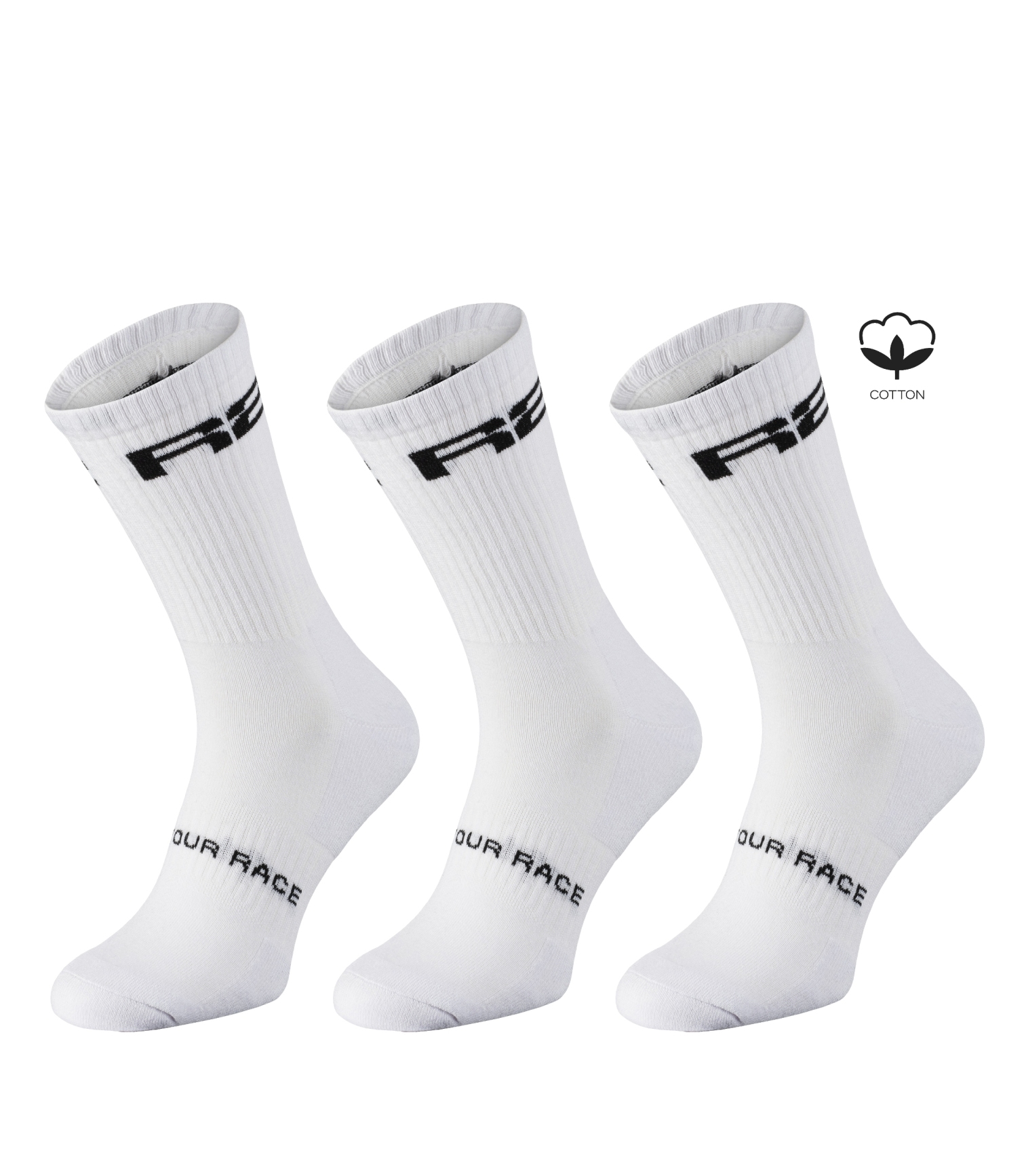 Levně CYKLISTICKÉ PONOŽKY R2 URBAN 3PACK ATS31A