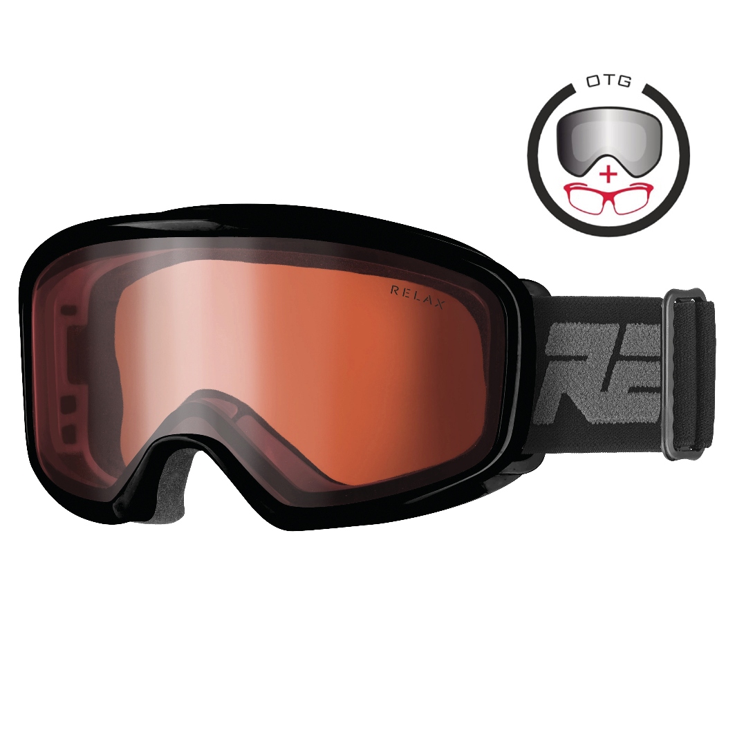 Dětské lyžařské brýle RELAX Arch bílé Velikost: DĚTSKÁ