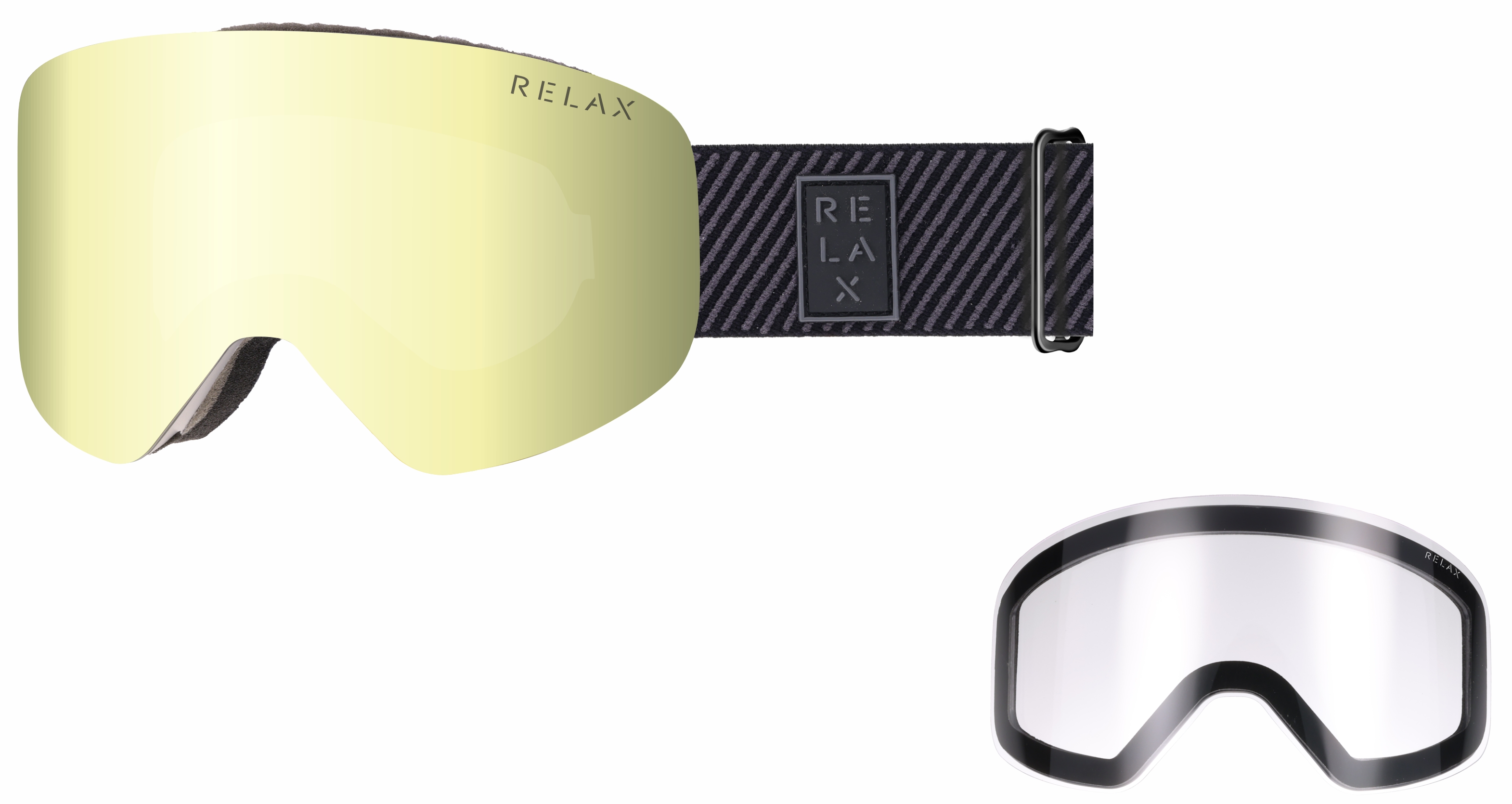 Unisex lyžařské brýle RELAX černé