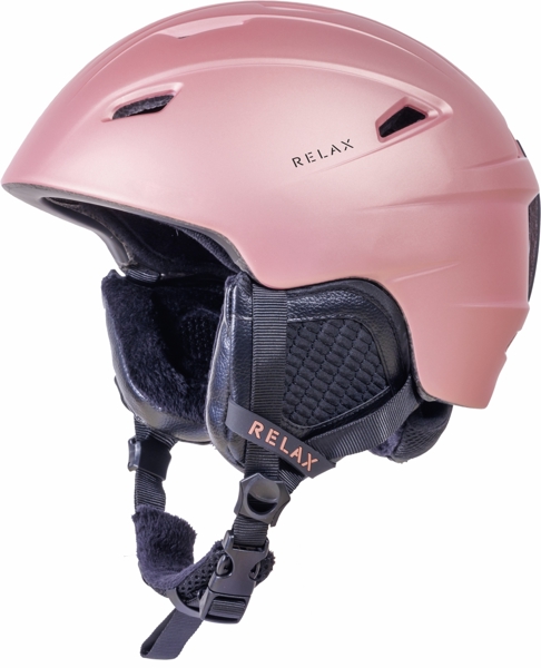 Lyžařská helma RELAX Wild růžová Velikost: M