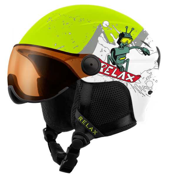Dětská lyžařská helma RELAX Twister Visor Velikost: XS