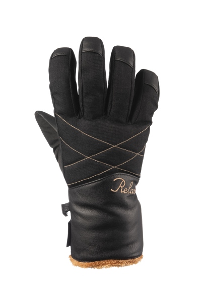 Lyžařské rukavice RELAX Tarja černé Velikost: M